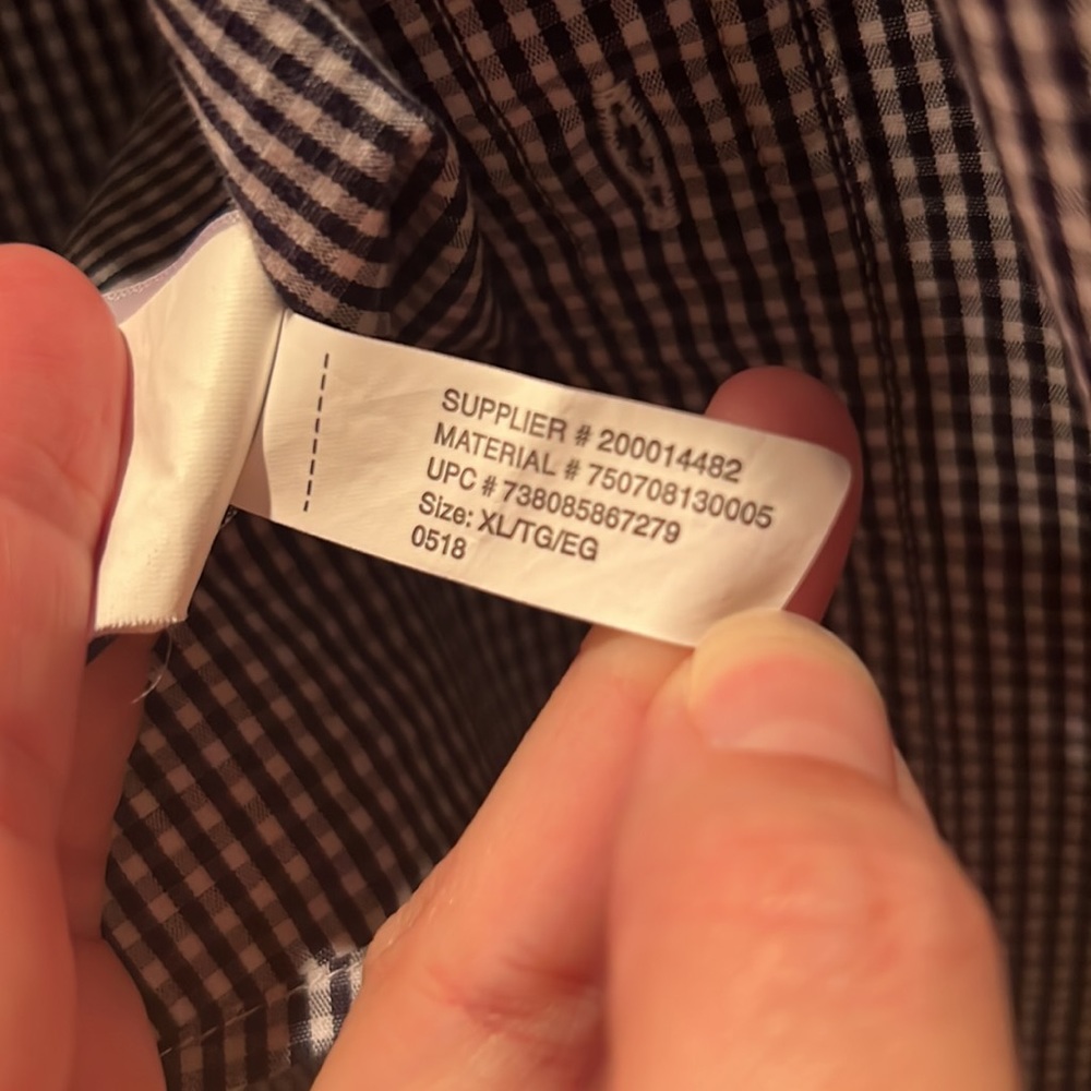 Navy/White Button Down - image 4